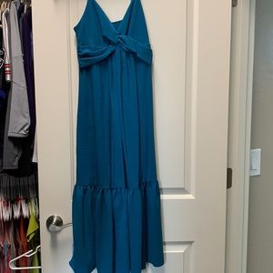 Beautiful Teal adjustable strap dress